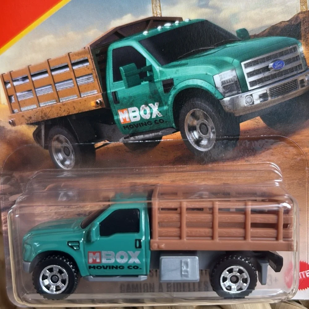 Matchbox Ford F-350 Stake Bed F350 Truck Construction M Box Moving Vehicle 2026🆕